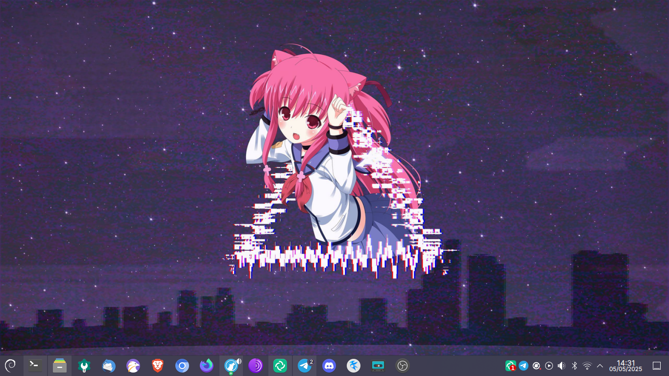 my plasma desktop on debian