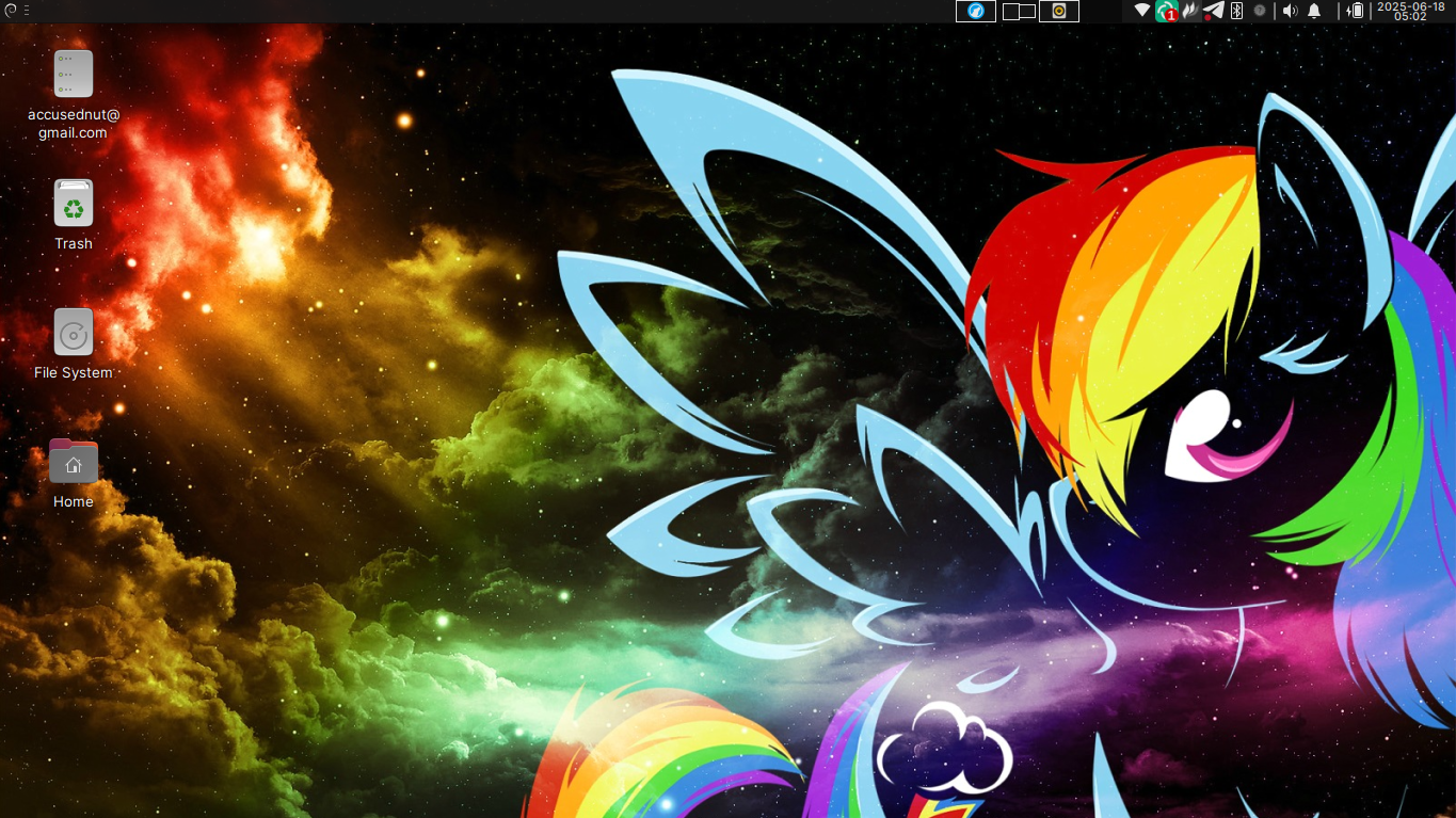 my xfce desktop on debian